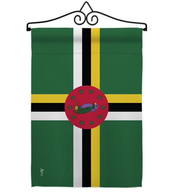 Dominica - Nationality Flags of the World Vertical Impressions Decorative Flags HG140069 Made In USA - Image 7