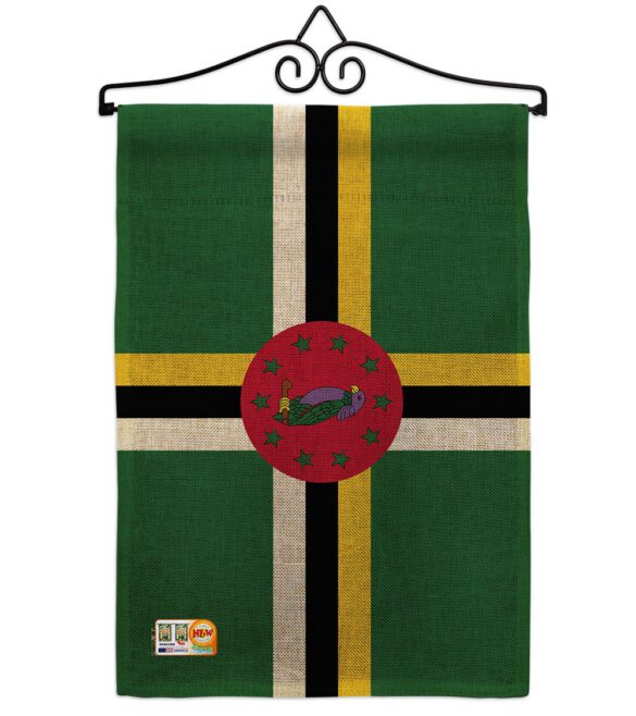 Dominica - Nationality Flags of the World Vertical Impressions Decorative Flags HG140069 Made In USA - Image 10