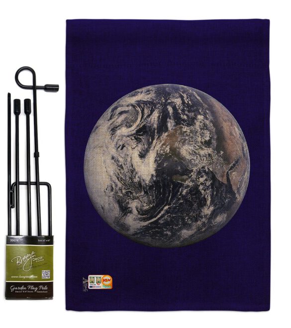 Earth - Nationality Flags of the World Vertical Impressions Decorative Flags HG140071 Made In USA - Image 9