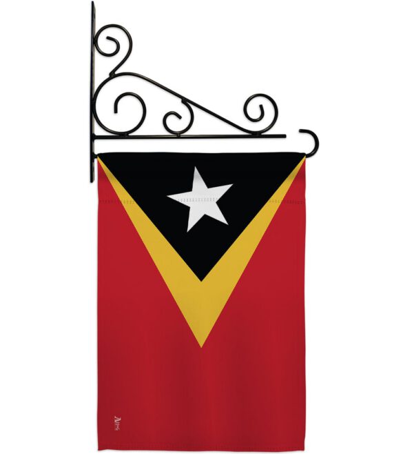 East Timor - Nationality Flags of the World Vertical Impressions Decorative Flags HG140072 Made In USA - Image 11