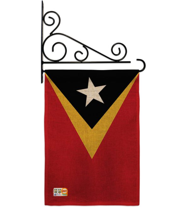 East Timor - Nationality Flags of the World Vertical Impressions Decorative Flags HG140072 Made In USA - Image 12