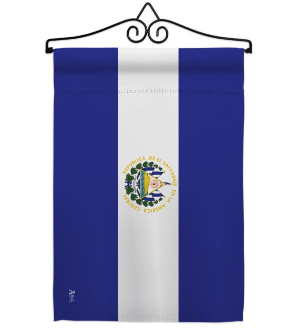 El Salvador - Nationality Flags of the World Vertical Impressions Decorative Flags HG140075 Made In USA - Image 7