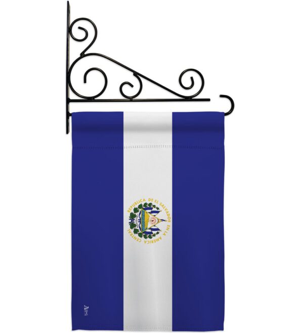 El Salvador - Nationality Flags of the World Vertical Impressions Decorative Flags HG140075 Made In USA - Image 11
