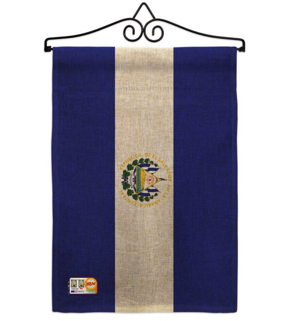 El Salvador - Nationality Flags of the World Vertical Impressions Decorative Flags HG140075 Made In USA - Image 10