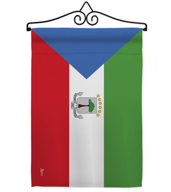 Equatorial Guinea - Nationality Flags of the World Vertical Impressions Decorative Flags HG140077 Made In USA - Image 7