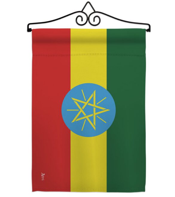 Ethiopia - Nationality Flags of the World Vertical Impressions Decorative Flags HG140080 Made In USA - Image 7