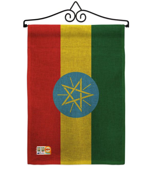 Ethiopia - Nationality Flags of the World Vertical Impressions Decorative Flags HG140080 Made In USA - Image 10
