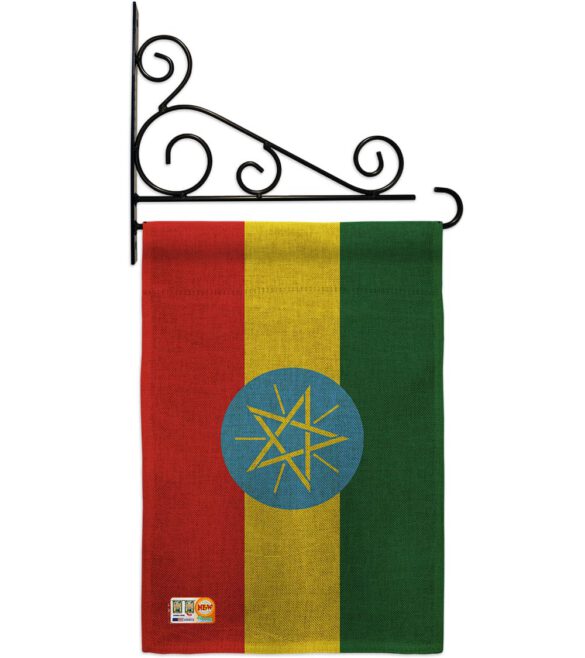 Ethiopia - Nationality Flags of the World Vertical Impressions Decorative Flags HG140080 Made In USA - Image 12