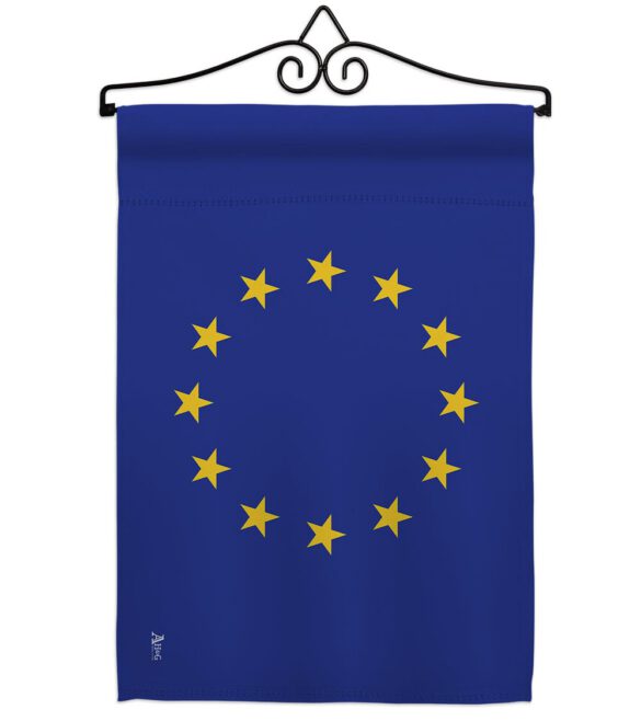 European - Nationality Flags of the World Vertical Impressions Decorative Flags HG140081 Made In USA - Image 7