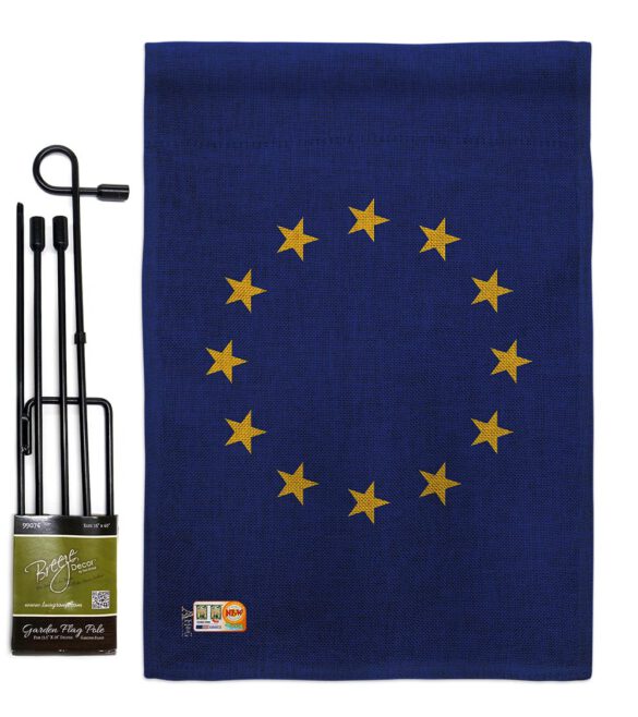 European - Nationality Flags of the World Vertical Impressions Decorative Flags HG140081 Made In USA - Image 9