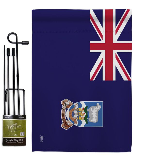 Falkland Islands - Nationality Flags of the World Vertical Impressions Decorative Flags HG140082 Made In USA - Image 4