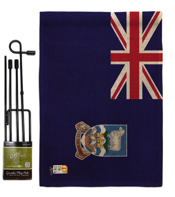 Falkland Islands - Nationality Flags of the World Vertical Impressions Decorative Flags HG140082 Made In USA - Image 9