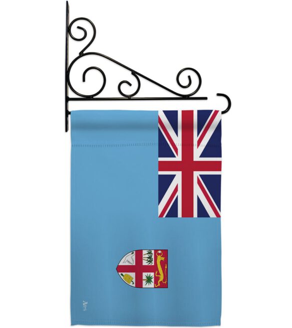 FIJI - Nationality Flags of the World Vertical Impressions Decorative Flags HG140084 Made In USA - Image 11
