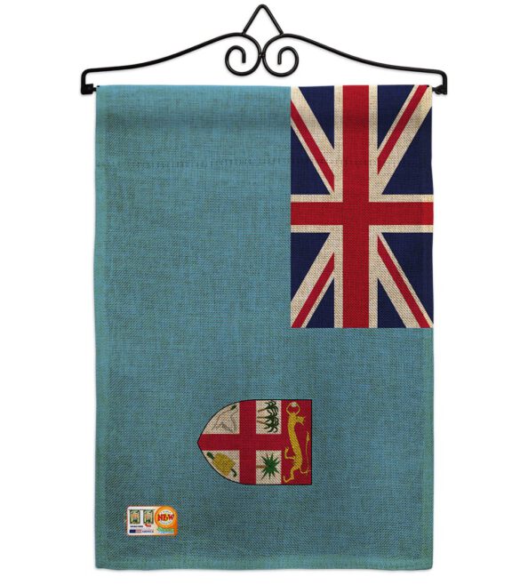 FIJI - Nationality Flags of the World Vertical Impressions Decorative Flags HG140084 Made In USA - Image 10
