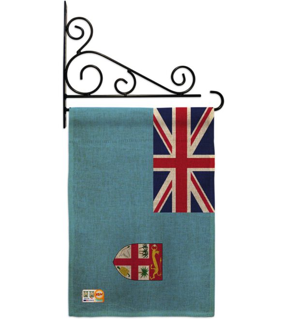 FIJI - Nationality Flags of the World Vertical Impressions Decorative Flags HG140084 Made In USA - Image 12