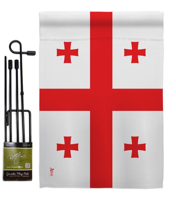 Georgia Republic - Nationality Flags of the World Vertical Impressions Decorative Flags HG140089 Made In USA - Image 4