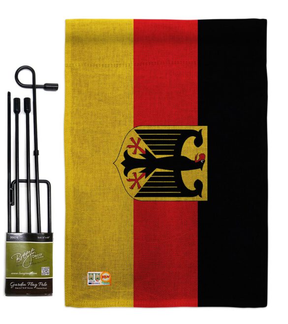Germany w/Eagle - Nationality Flags of the World Vertical Impressions Decorative Flags HG140090 Made In USA - Image 9