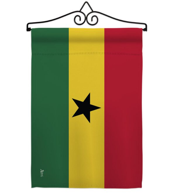 Ghana - Nationality Flags of the World Vertical Impressions Decorative Flags HG140092 Made In USA - Image 7