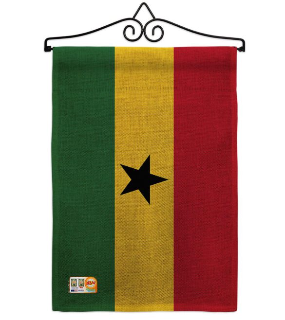 Ghana - Nationality Flags of the World Vertical Impressions Decorative Flags HG140092 Made In USA - Image 10