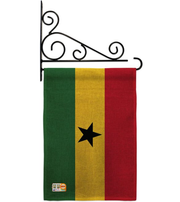 Ghana - Nationality Flags of the World Vertical Impressions Decorative Flags HG140092 Made In USA - Image 12