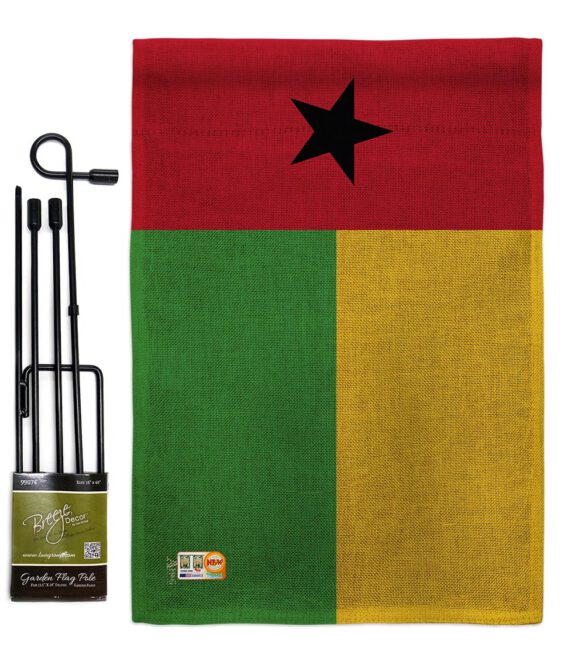 Guinea-Bissau - Nationality Flags of the World Vertical Impressions Decorative Flags HG140101 Made In USA - Image 9
