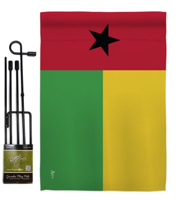 Guinea-Bissau - Nationality Flags of the World Vertical Impressions Decorative Flags HG140101 Made In USA - Image 4