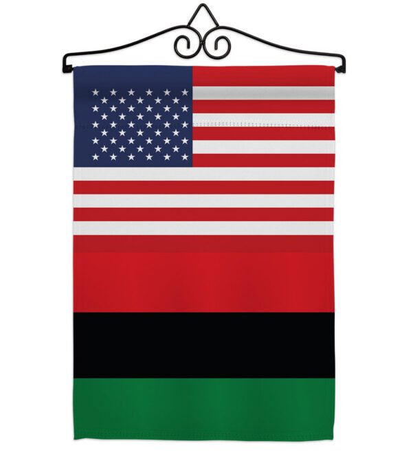 African American US Friendship - Nationality Flags of the World Vertical Impressions Decorative Flags HG140270 Made In USA - Image 8