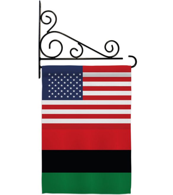 African American US Friendship - Nationality Flags of the World Vertical Impressions Decorative Flags HG140270 Made In USA - Image 9