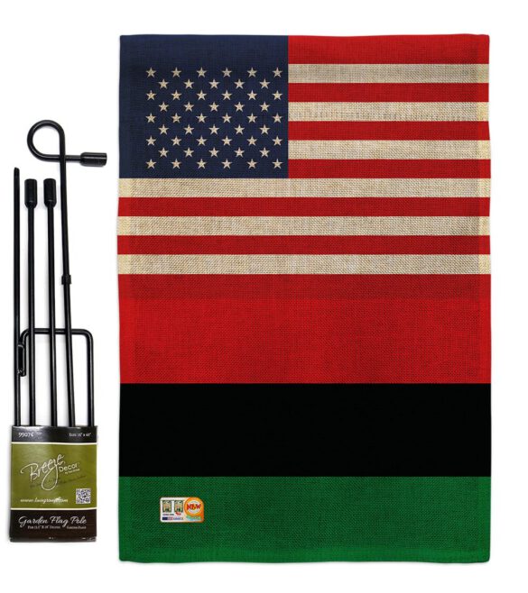 African American US Friendship - Nationality Flags of the World Vertical Impressions Decorative Flags HG140270 Made In USA - Image 13