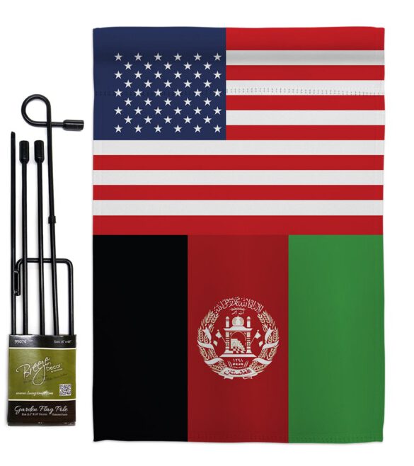 Afghanistan US Friendship - Nationality Flags of the World Vertical Impressions Decorative Flags HG140271 Made In USA - Image 5