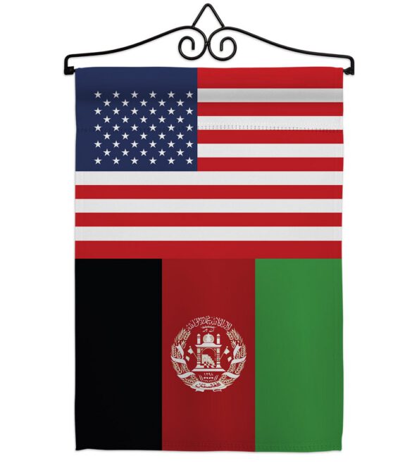 Afghanistan US Friendship - Nationality Flags of the World Vertical Impressions Decorative Flags HG140271 Made In USA - Image 8