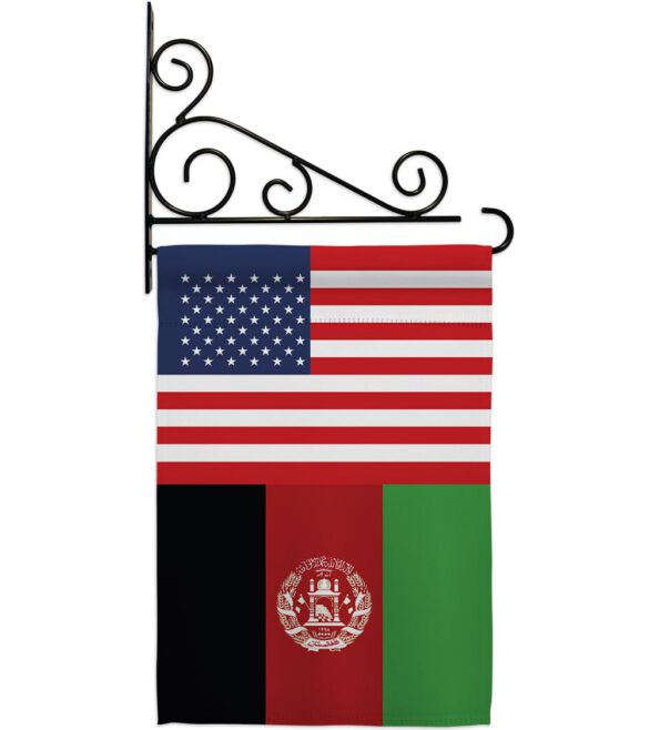 Afghanistan US Friendship - Nationality Flags of the World Vertical Impressions Decorative Flags HG140271 Made In USA - Image 9