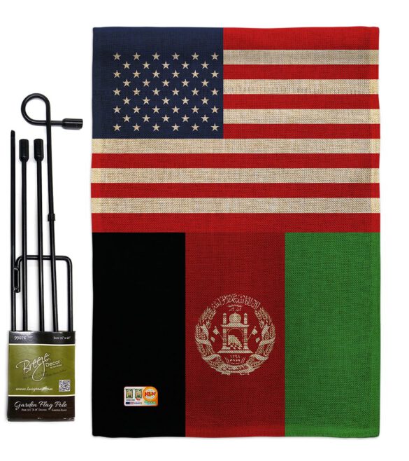 Afghanistan US Friendship - Nationality Flags of the World Vertical Impressions Decorative Flags HG140271 Made In USA - Image 13