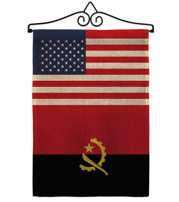 Angola US Friendship - Nationality Flags of the World Vertical Impressions Decorative Flags HG140276 Made In USA - Image 14
