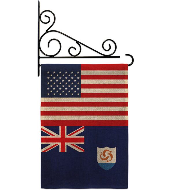 Anguilla US Friendship - Nationality Flags of the World Vertical Impressions Decorative Flags HG140277 Made In USA - Image 15