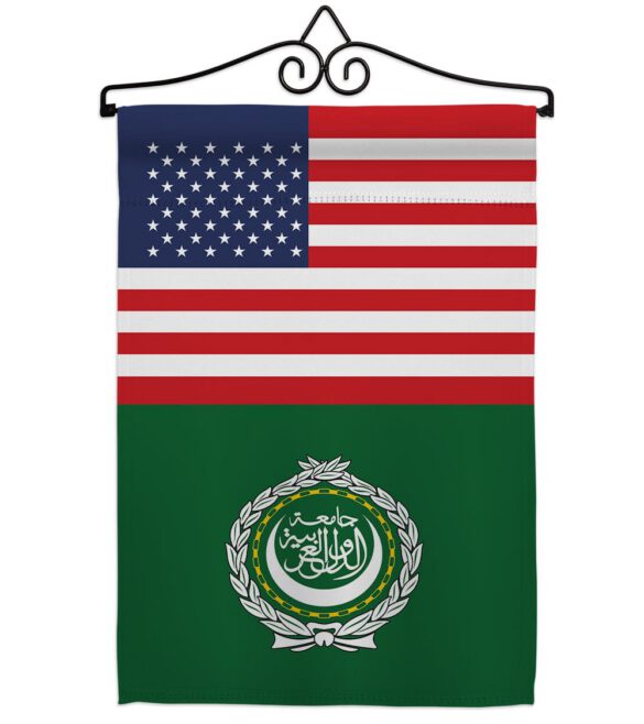 Arab League US Friendship - Nationality Flags of the World Vertical Impressions Decorative Flags HG140281 Made In USA - Image 8