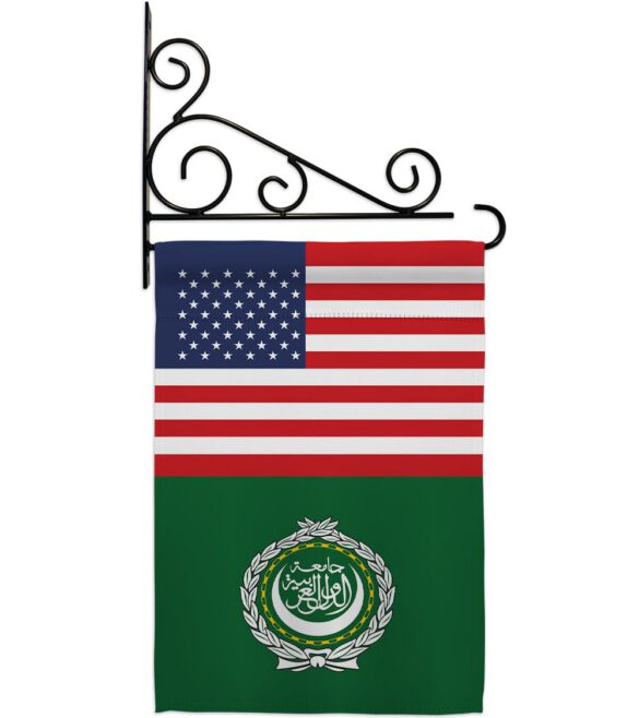 Arab League US Friendship - Nationality Flags of the World Vertical Impressions Decorative Flags HG140281 Made In USA - Image 9