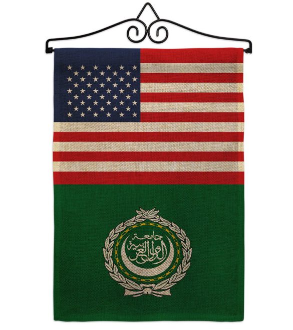 Arab League US Friendship - Nationality Flags of the World Vertical Impressions Decorative Flags HG140281 Made In USA - Image 14