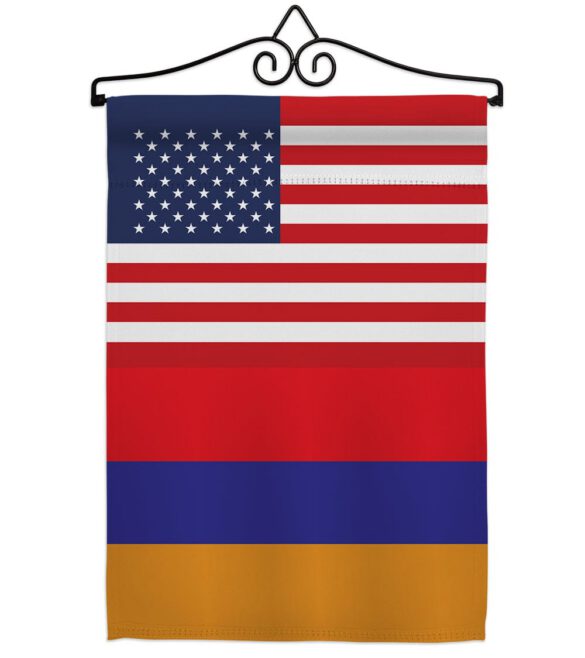 Armenia US Friendship - Nationality Flags of the World Vertical Impressions Decorative Flags HG140282 Made In USA - Image 8