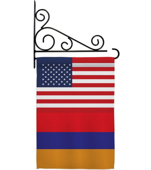 Armenia US Friendship - Nationality Flags of the World Vertical Impressions Decorative Flags HG140282 Made In USA - Image 9