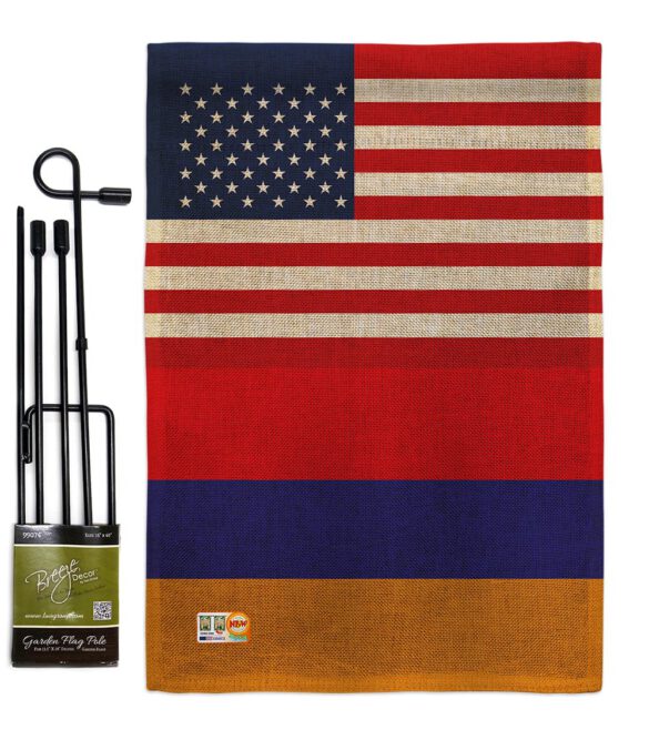 Armenia US Friendship - Nationality Flags of the World Vertical Impressions Decorative Flags HG140282 Made In USA - Image 13