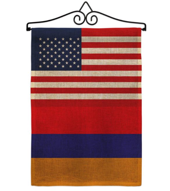 Armenia US Friendship - Nationality Flags of the World Vertical Impressions Decorative Flags HG140282 Made In USA - Image 14