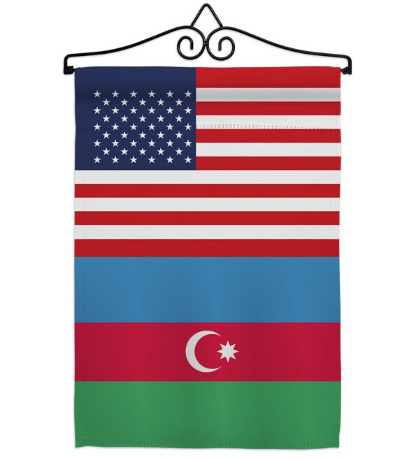 Azerbaijan US Friendship - Nationality Flags of the World Vertical Impressions Decorative Flags HG140287 Made In USA - Image 8