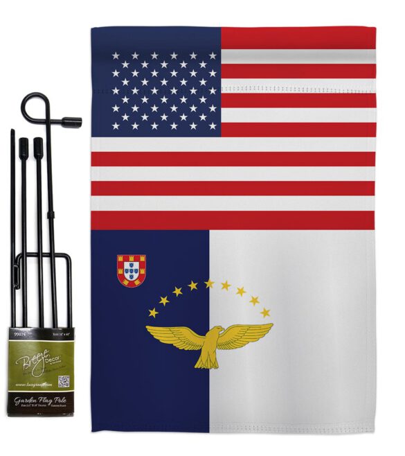 Azores US Friendship - Nationality Flags of the World Vertical Impressions Decorative Flags HG140288 Made In USA - Image 5
