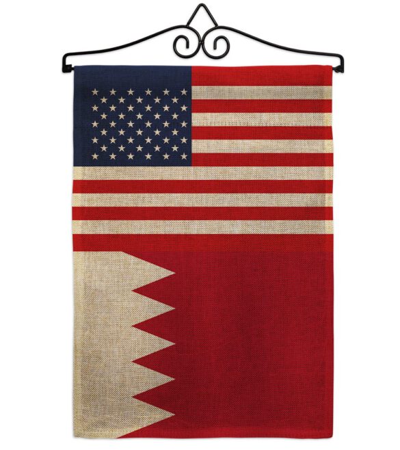 Bahrain US Friendship - Nationality Flags of the World Vertical Impressions Decorative Flags HG140290 Made In USA - Image 14