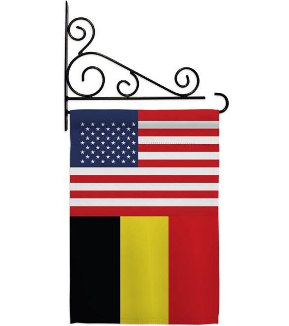 Belgium US Friendship - Nationality Flags of the World Vertical Impressions Decorative Flags HG140296 Made In USA - Image 8