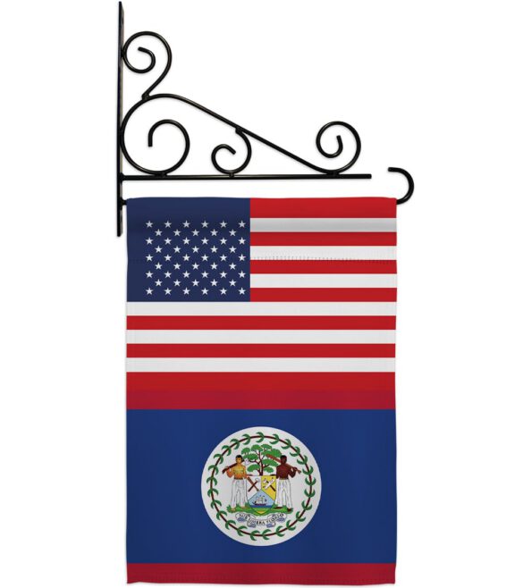 Belize US Friendship - Nationality Flags of the World Vertical Impressions Decorative Flags HG140297 Made In USA - Image 8