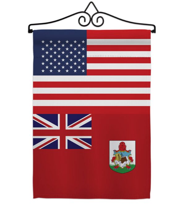 Bermuda US Friendship - Nationality Flags of the World Vertical Impressions Decorative Flags HG140299 Made In USA - Image 7