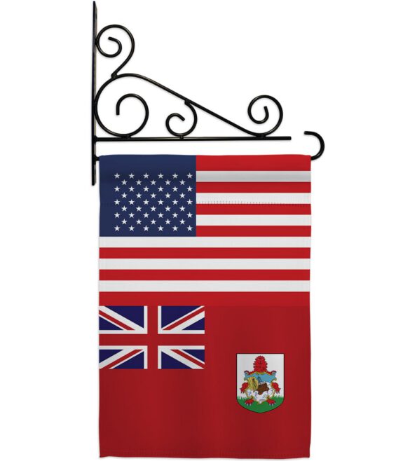 Bermuda US Friendship - Nationality Flags of the World Vertical Impressions Decorative Flags HG140299 Made In USA - Image 8
