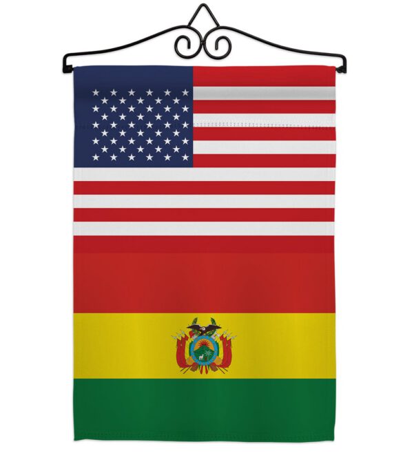 Bolivia US Friendship - Nationality Flags of the World Vertical Impressions Decorative Flags HG140308 Made In USA - Image 7